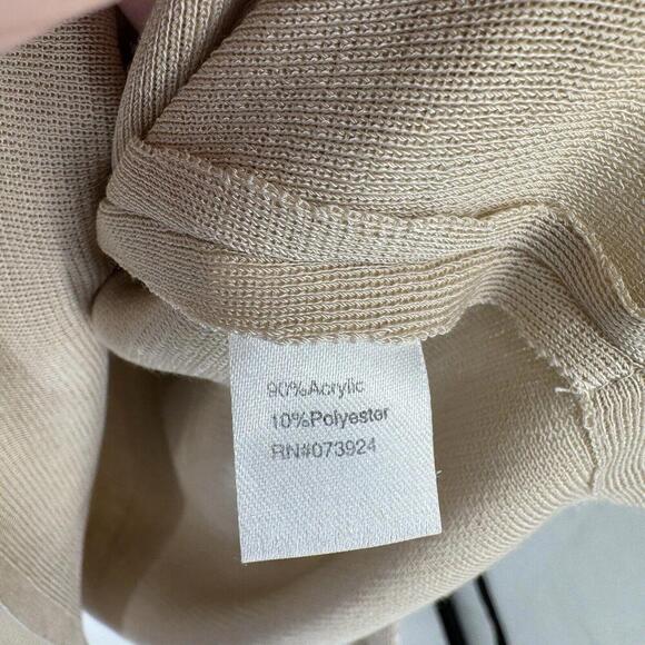 Ming Wang Cardigan set  Women’s 0x tan black  jacket  artsy workwear career - Picture 5 of 6